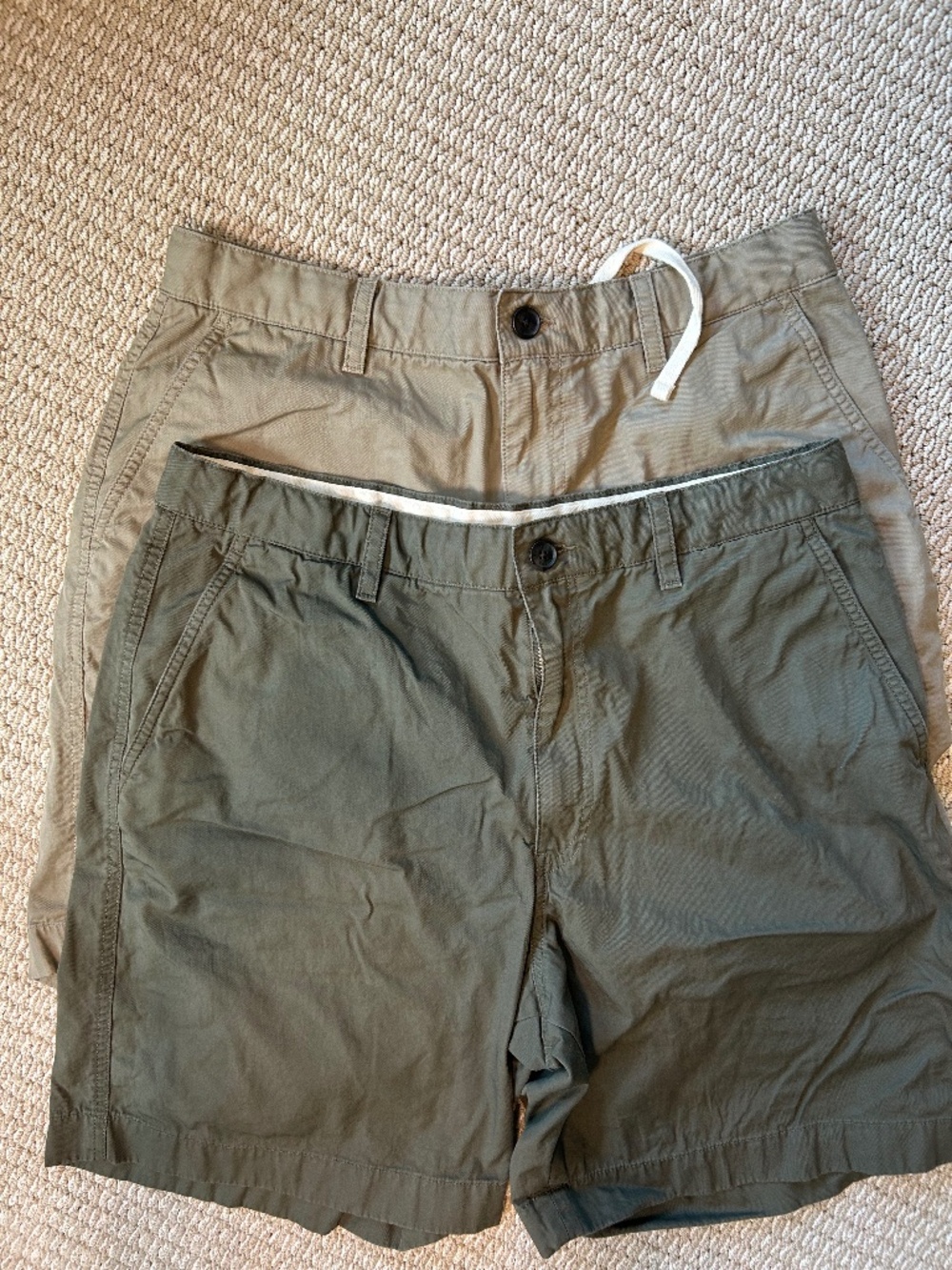 Men's Uniqlo JW Anderson short bundle Large (33"-36") Chino Green & Tan